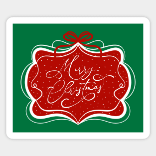 MERRY CHRISTMAS Sticker